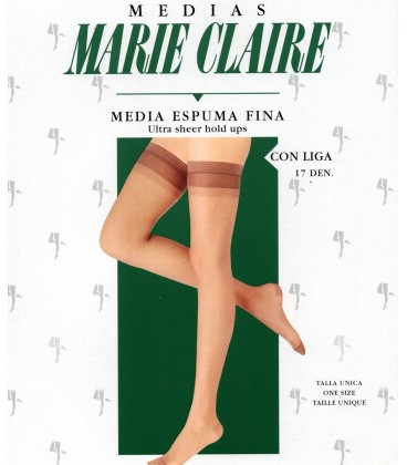 Media espuma fina con liga Marie Claire