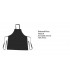 Delantal negro con peto