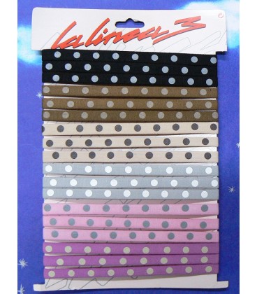 Diadema estrecha lunares