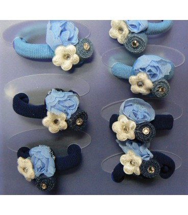 Goma para el pelo Flores